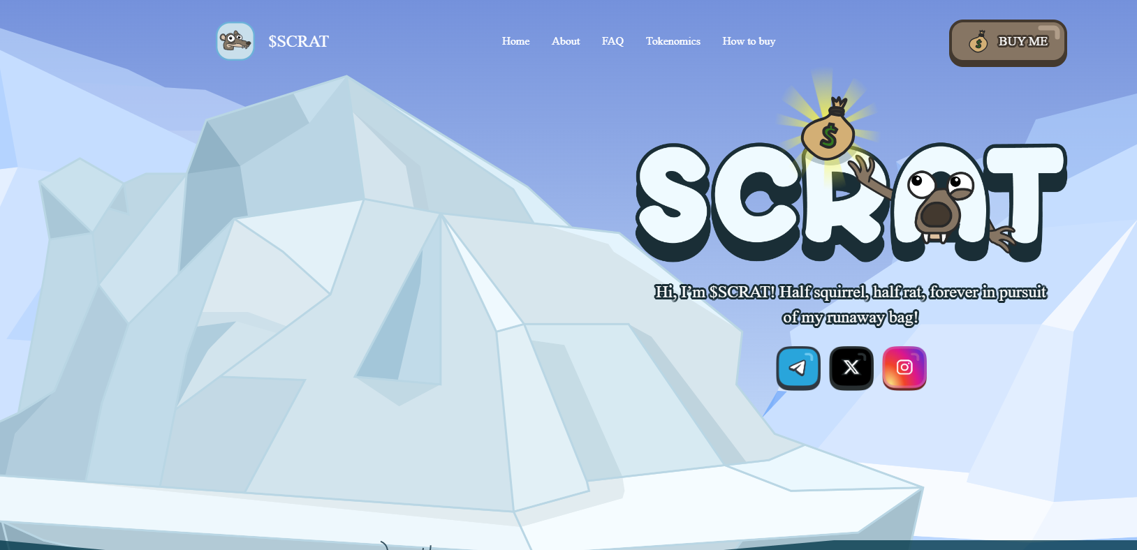 SCRAT coin on SolonaScrat (SCRAT) Tales: A Journey